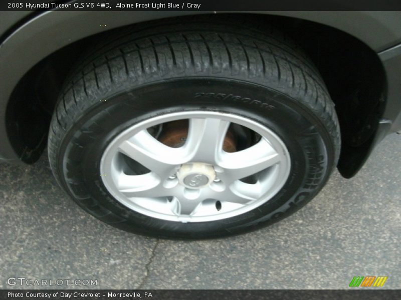 Alpine Frost Light Blue / Gray 2005 Hyundai Tucson GLS V6 4WD