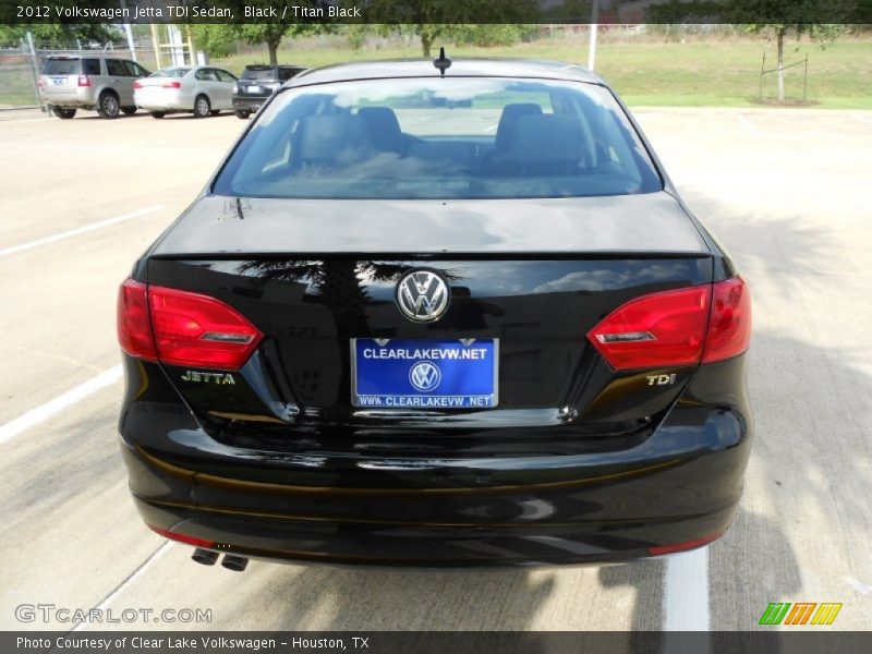 Black / Titan Black 2012 Volkswagen Jetta TDI Sedan