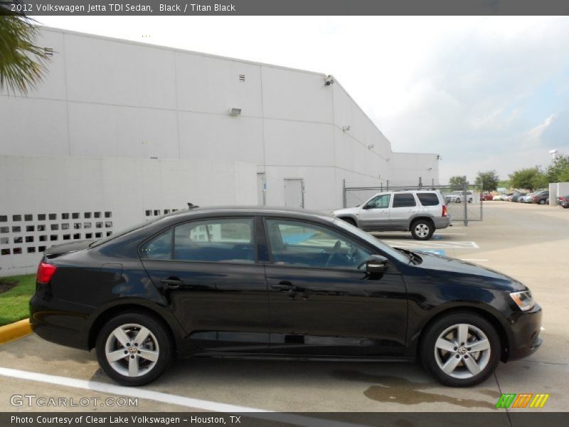 Black / Titan Black 2012 Volkswagen Jetta TDI Sedan
