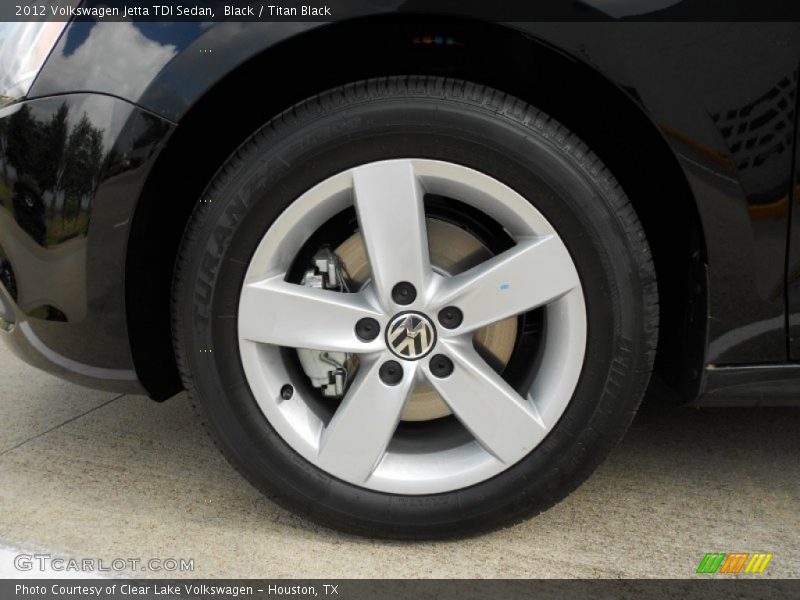 Black / Titan Black 2012 Volkswagen Jetta TDI Sedan