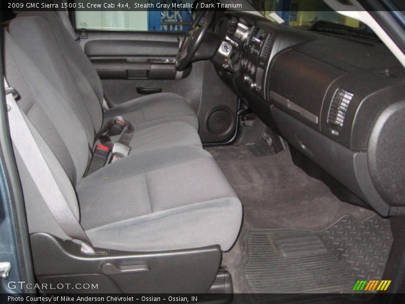 Stealth Gray Metallic / Dark Titanium 2009 GMC Sierra 1500 SL Crew Cab 4x4
