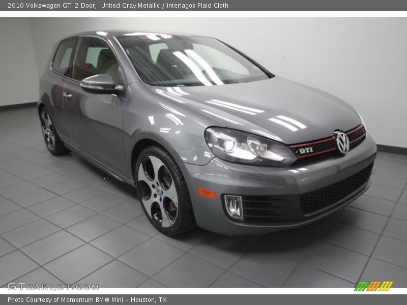 United Gray Metallic / Interlagos Plaid Cloth 2010 Volkswagen GTI 2 Door