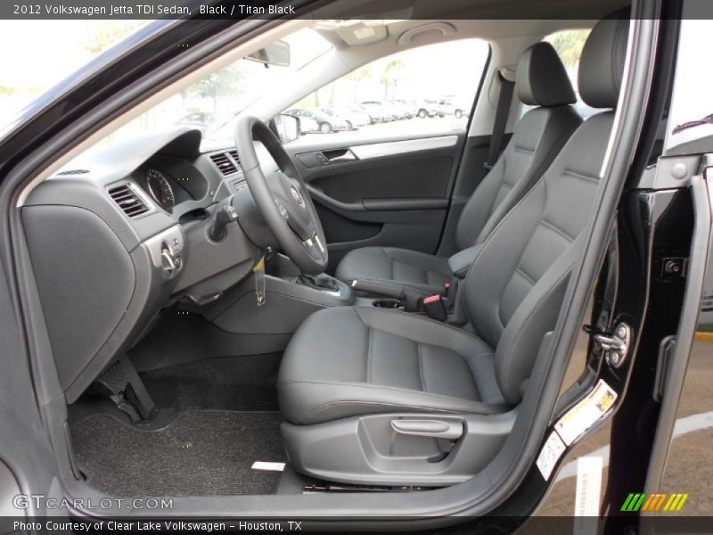 Black / Titan Black 2012 Volkswagen Jetta TDI Sedan