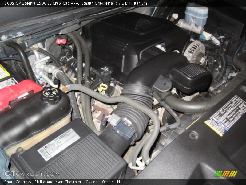 Stealth Gray Metallic / Dark Titanium 2009 GMC Sierra 1500 SL Crew Cab 4x4
