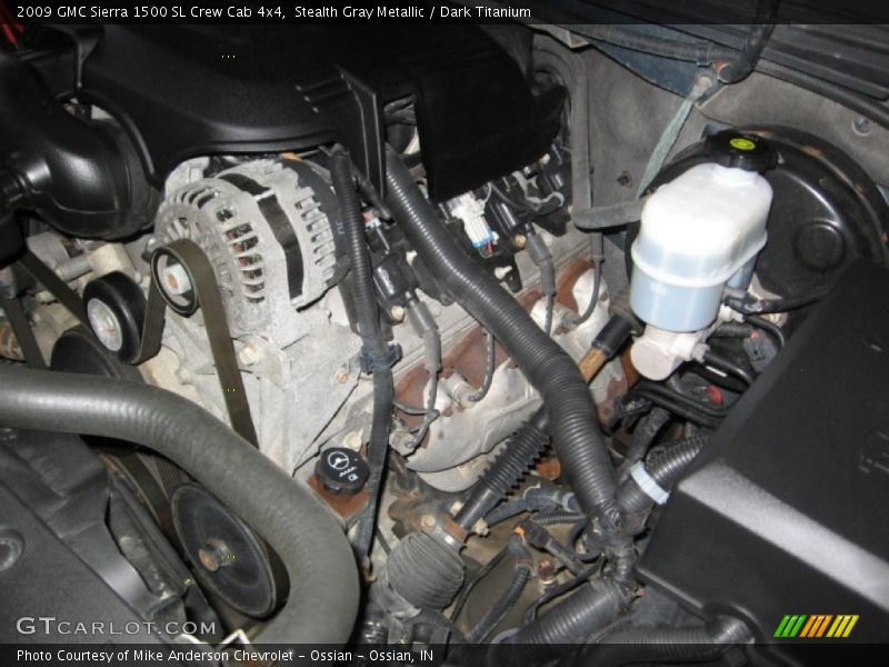 Stealth Gray Metallic / Dark Titanium 2009 GMC Sierra 1500 SL Crew Cab 4x4