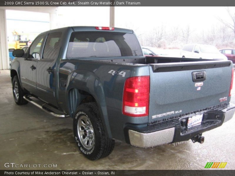 Stealth Gray Metallic / Dark Titanium 2009 GMC Sierra 1500 SL Crew Cab 4x4