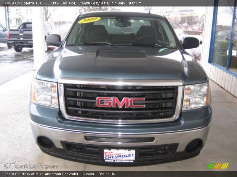 Stealth Gray Metallic / Dark Titanium 2009 GMC Sierra 1500 SL Crew Cab 4x4