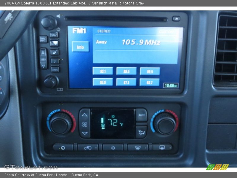 Silver Birch Metallic / Stone Gray 2004 GMC Sierra 1500 SLT Extended Cab 4x4