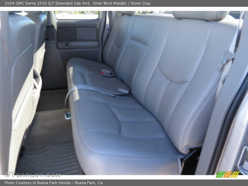 Silver Birch Metallic / Stone Gray 2004 GMC Sierra 1500 SLT Extended Cab 4x4