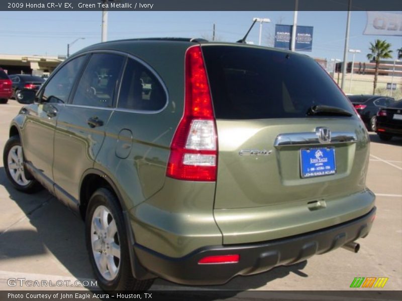 Green Tea Metallic / Ivory 2009 Honda CR-V EX