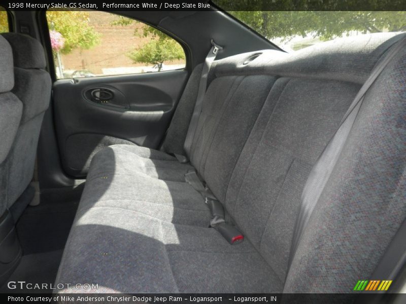 Rear Seat of 1998 Sable GS Sedan