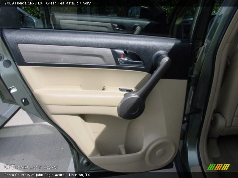 Green Tea Metallic / Ivory 2009 Honda CR-V EX
