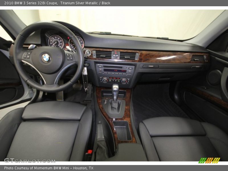 Titanium Silver Metallic / Black 2010 BMW 3 Series 328i Coupe