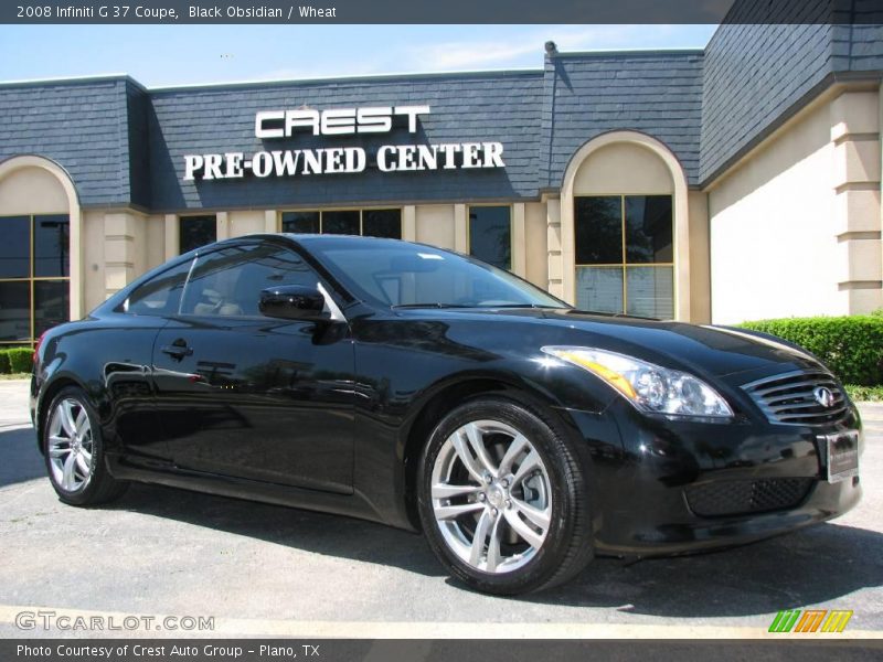 Black Obsidian / Wheat 2008 Infiniti G 37 Coupe