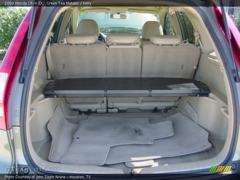 Green Tea Metallic / Ivory 2009 Honda CR-V EX