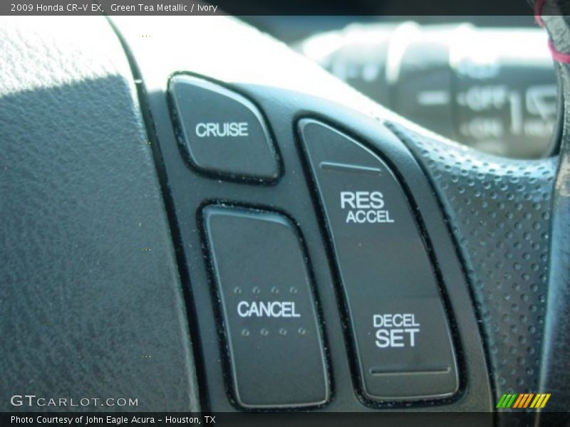 Green Tea Metallic / Ivory 2009 Honda CR-V EX