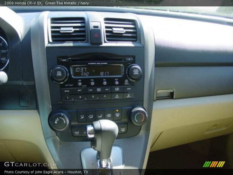 Green Tea Metallic / Ivory 2009 Honda CR-V EX