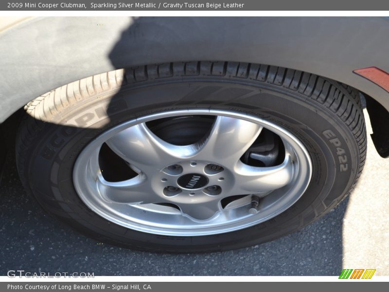 Sparkling Silver Metallic / Gravity Tuscan Beige Leather 2009 Mini Cooper Clubman