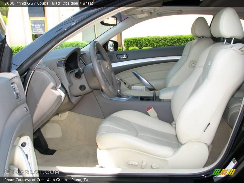 Black Obsidian / Wheat 2008 Infiniti G 37 Coupe
