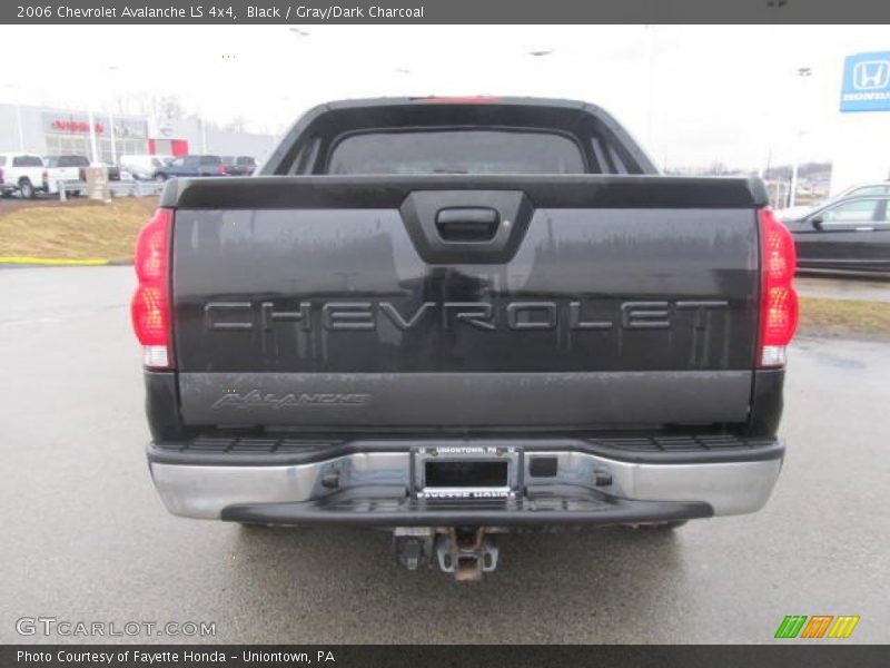 Black / Gray/Dark Charcoal 2006 Chevrolet Avalanche LS 4x4