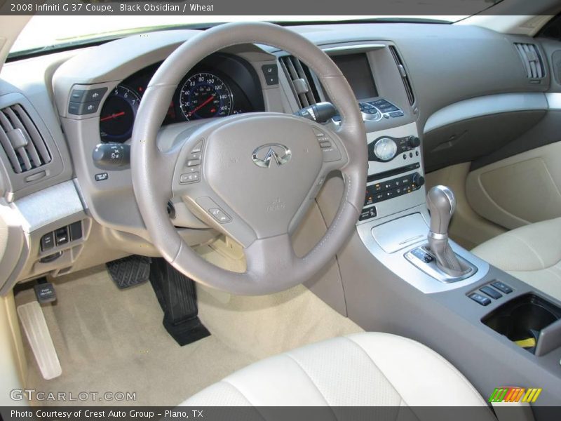 Black Obsidian / Wheat 2008 Infiniti G 37 Coupe