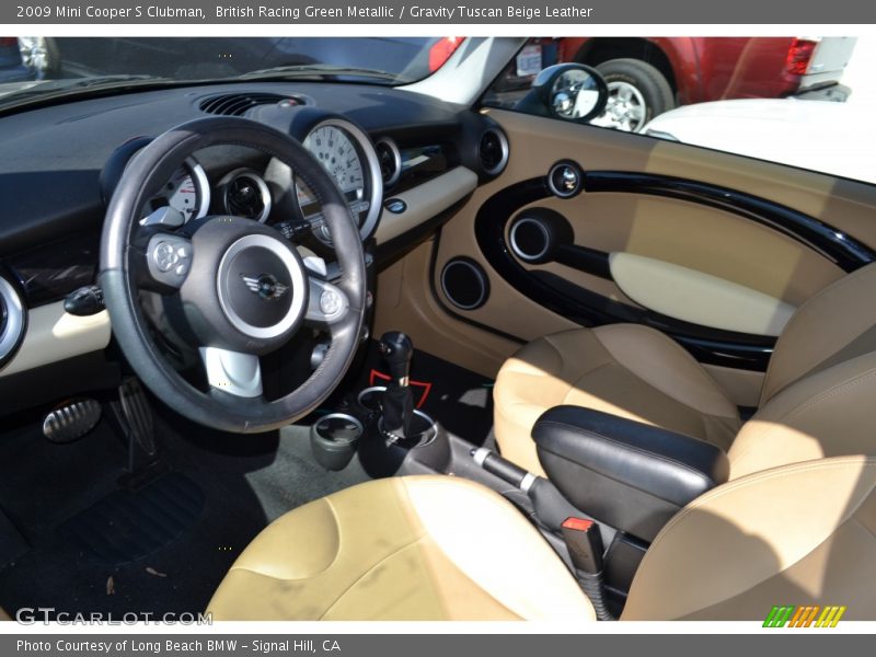 Gravity Tuscan Beige Leather Interior - 2009 Cooper S Clubman 