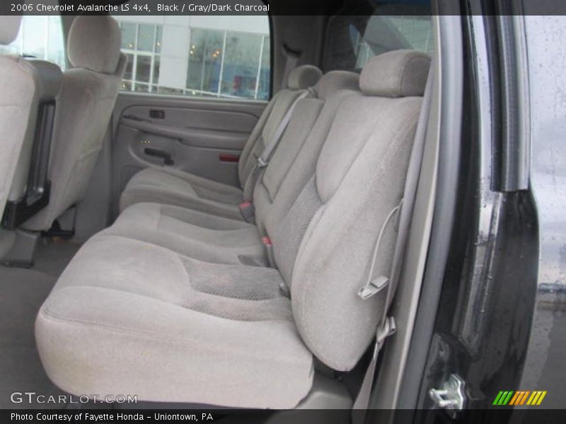 Rear Seat of 2006 Avalanche LS 4x4