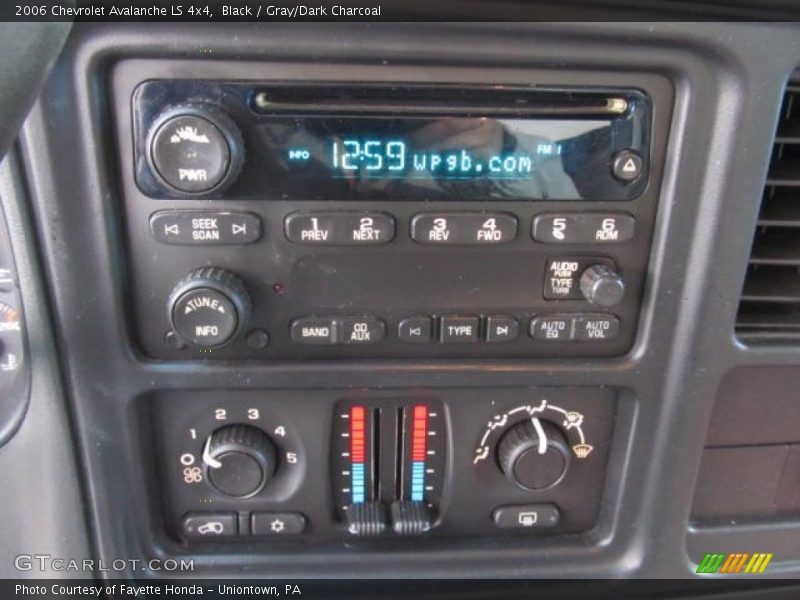 Controls of 2006 Avalanche LS 4x4