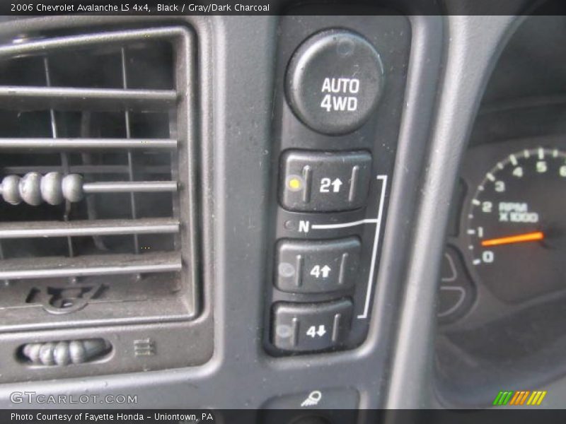 Controls of 2006 Avalanche LS 4x4