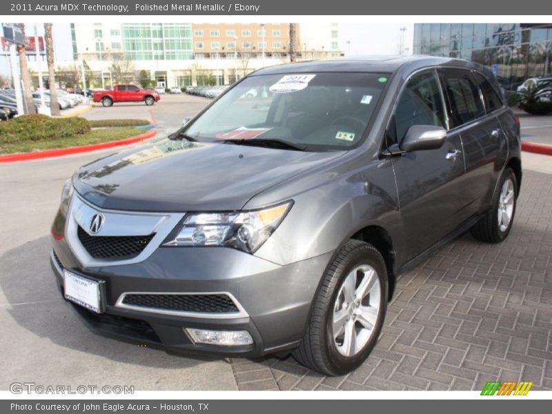 Polished Metal Metallic / Ebony 2011 Acura MDX Technology