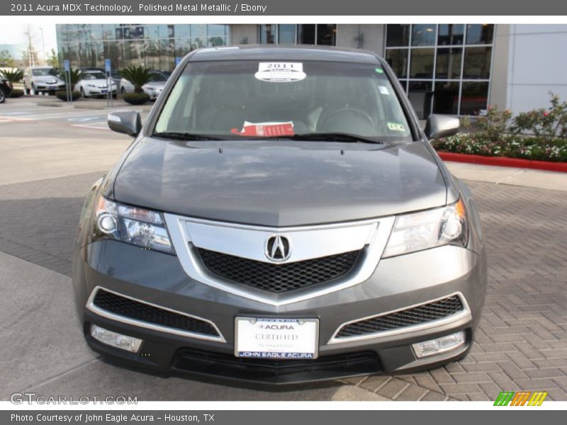 Polished Metal Metallic / Ebony 2011 Acura MDX Technology