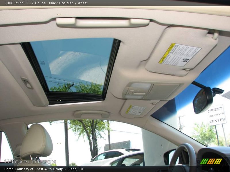 Black Obsidian / Wheat 2008 Infiniti G 37 Coupe