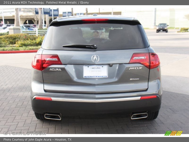 Polished Metal Metallic / Ebony 2011 Acura MDX Technology