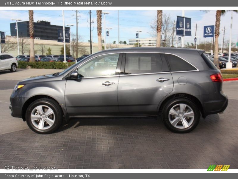 Polished Metal Metallic / Ebony 2011 Acura MDX Technology