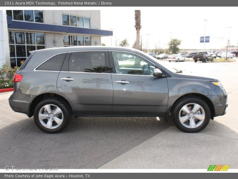 Polished Metal Metallic / Ebony 2011 Acura MDX Technology