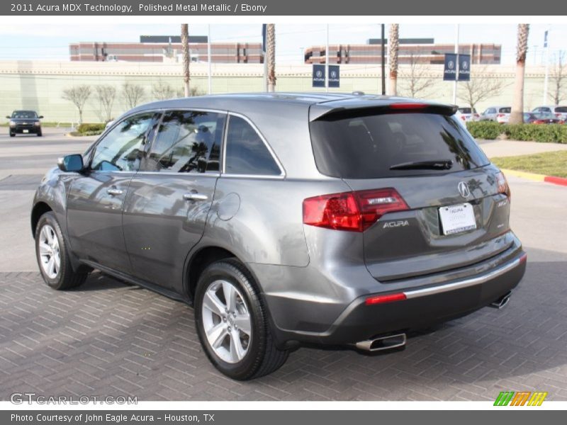 Polished Metal Metallic / Ebony 2011 Acura MDX Technology