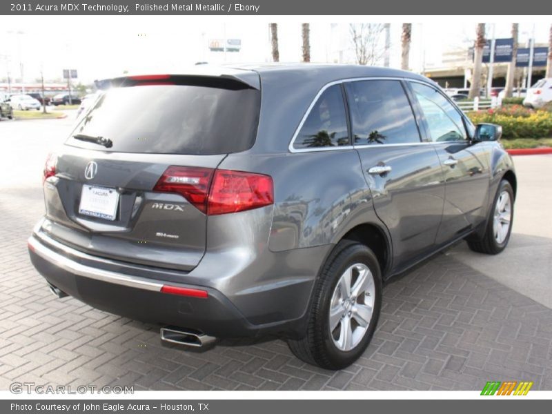 Polished Metal Metallic / Ebony 2011 Acura MDX Technology