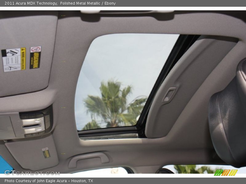 Polished Metal Metallic / Ebony 2011 Acura MDX Technology