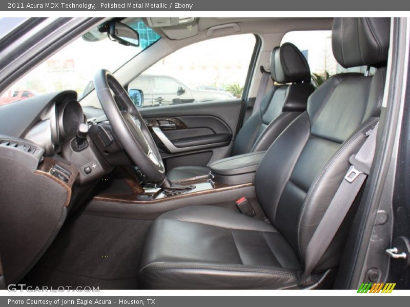 Polished Metal Metallic / Ebony 2011 Acura MDX Technology
