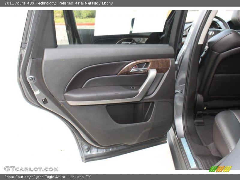 Polished Metal Metallic / Ebony 2011 Acura MDX Technology