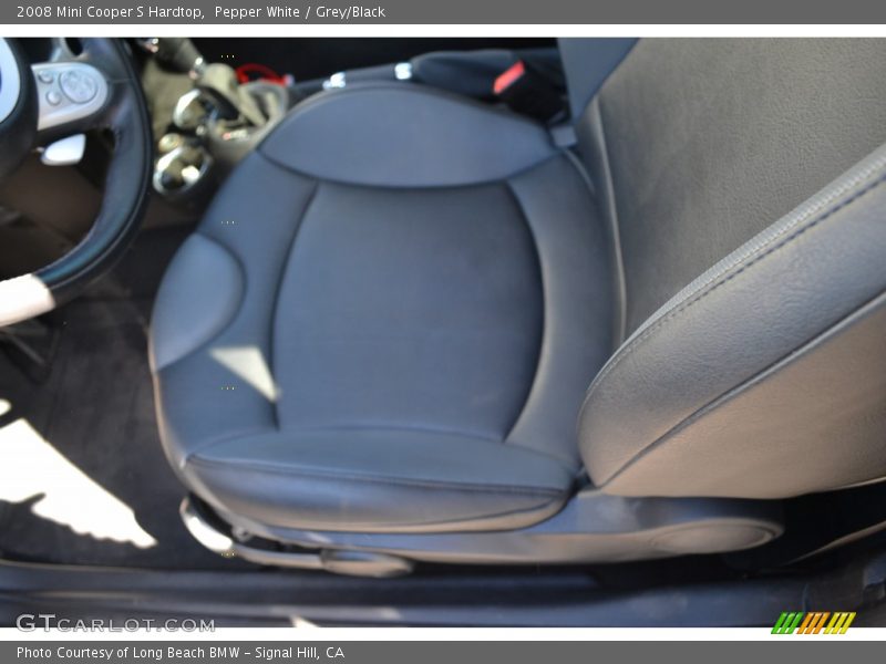 Pepper White / Grey/Black 2008 Mini Cooper S Hardtop