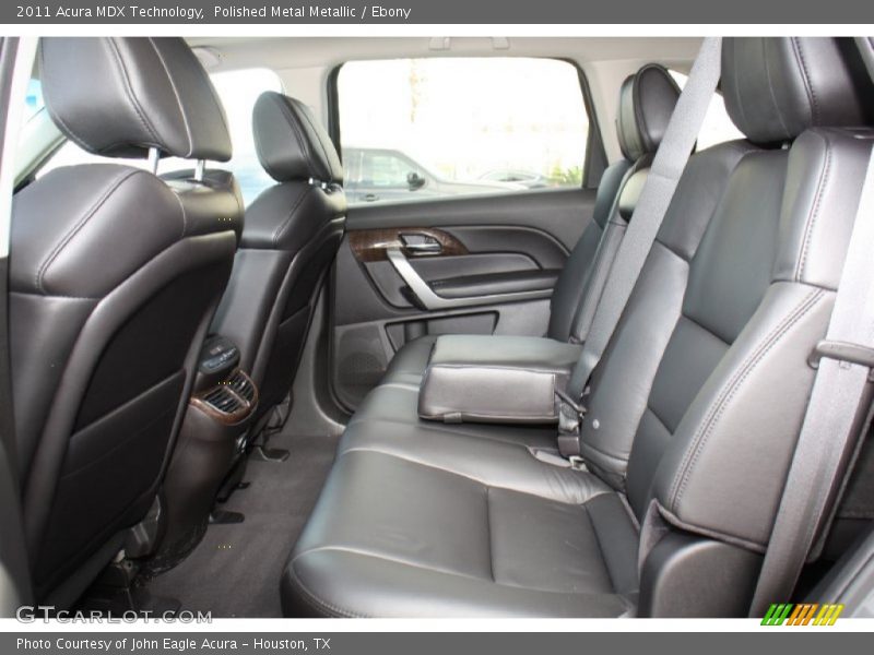 Polished Metal Metallic / Ebony 2011 Acura MDX Technology
