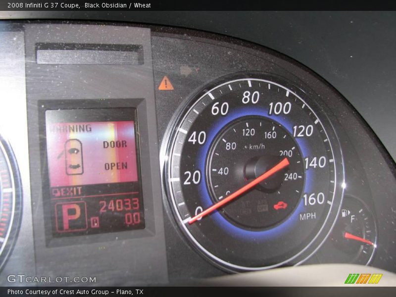 Black Obsidian / Wheat 2008 Infiniti G 37 Coupe