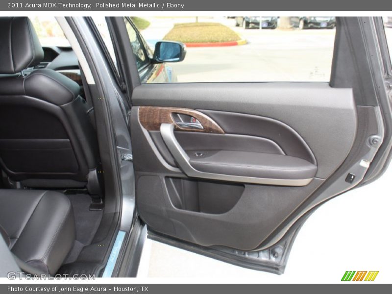 Polished Metal Metallic / Ebony 2011 Acura MDX Technology