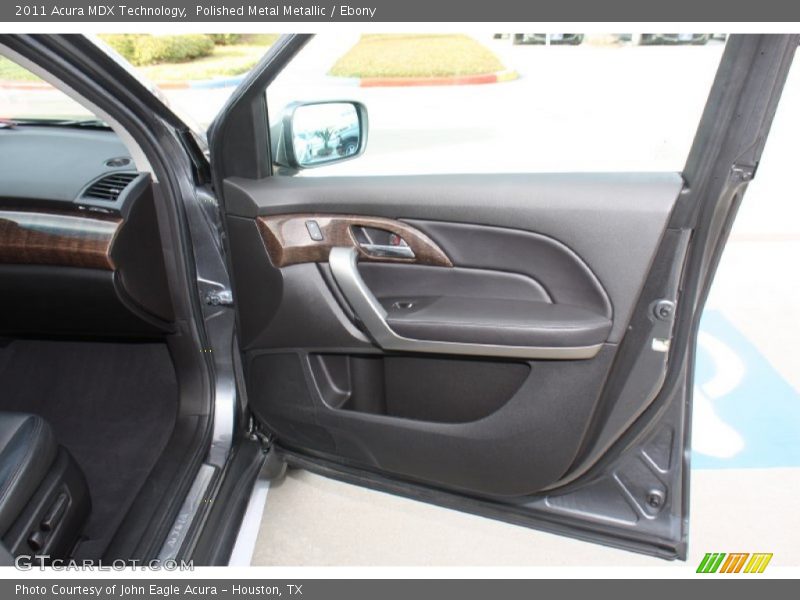 Polished Metal Metallic / Ebony 2011 Acura MDX Technology