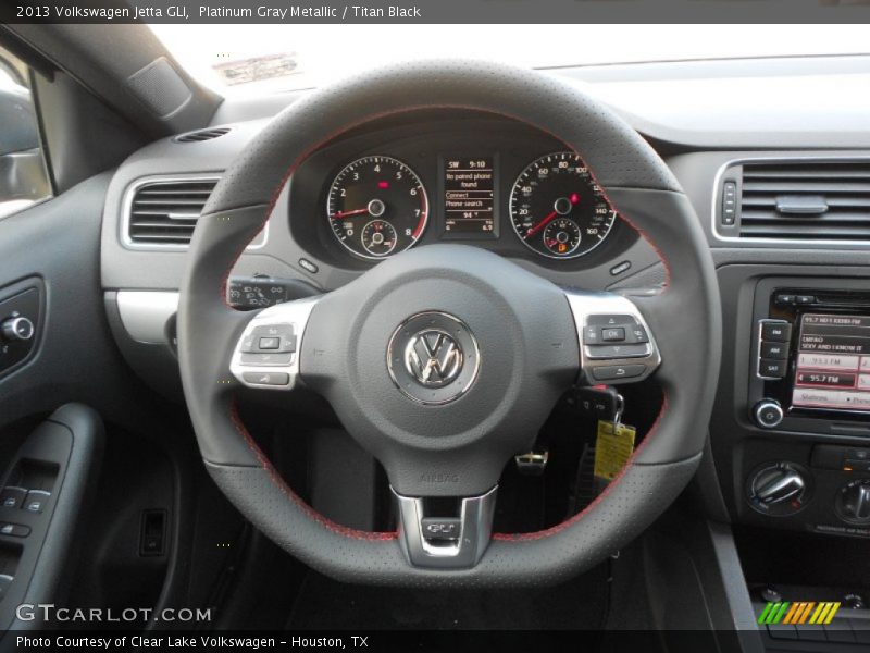 Platinum Gray Metallic / Titan Black 2013 Volkswagen Jetta GLI