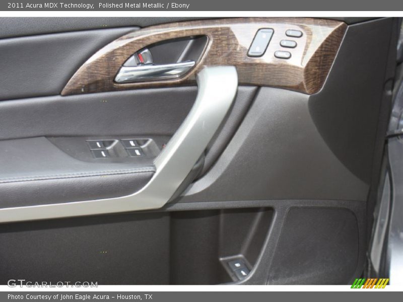 Polished Metal Metallic / Ebony 2011 Acura MDX Technology