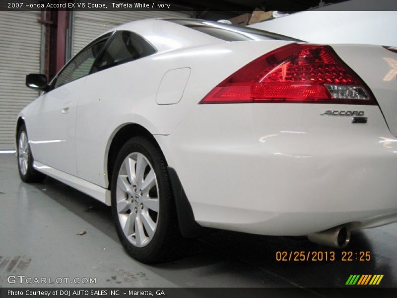 Taffeta White / Ivory 2007 Honda Accord EX V6 Coupe