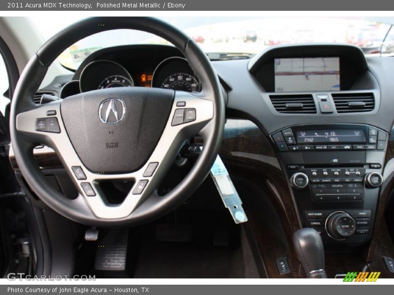 Polished Metal Metallic / Ebony 2011 Acura MDX Technology