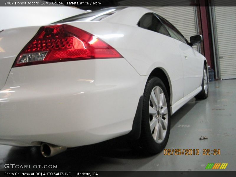 Taffeta White / Ivory 2007 Honda Accord EX V6 Coupe